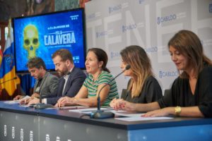 Rueda de prensa de presentación del tercera edición del Festival de Cine Fantástico de Canarias Isla Calavera
