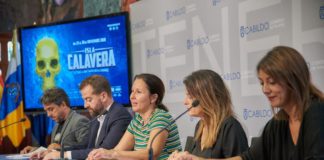 RICK BAKER Y DAVID NAUGHTON SE REENCUENTRAN EN ISLA CALAVERA Rueda de prensa de presentación del tercera edición del Festival de Cine Fantástico de Canarias Isla Calavera