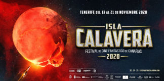 ISLA CALAVERA VIAJA AL ESPACIO A TRAVÉS DE SU CARTEL OFICIAL Cartel Oficial Festival de Cine Fantástico de Canarias Isla Calavera 2020