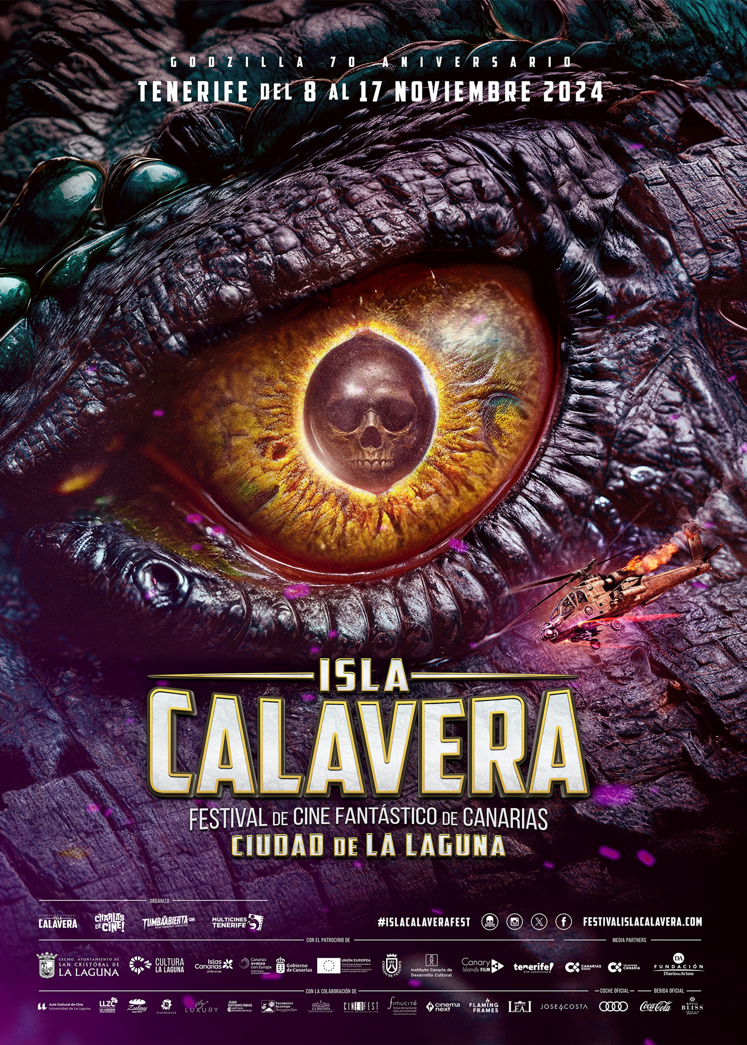 Isla Calavera Festival de Cine Fantástico de Canarias. Cartel 2024