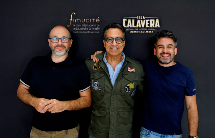 De izquierda a derecha, Daniel Fumero, Diego Navarro y Ramón González Trujillo.
