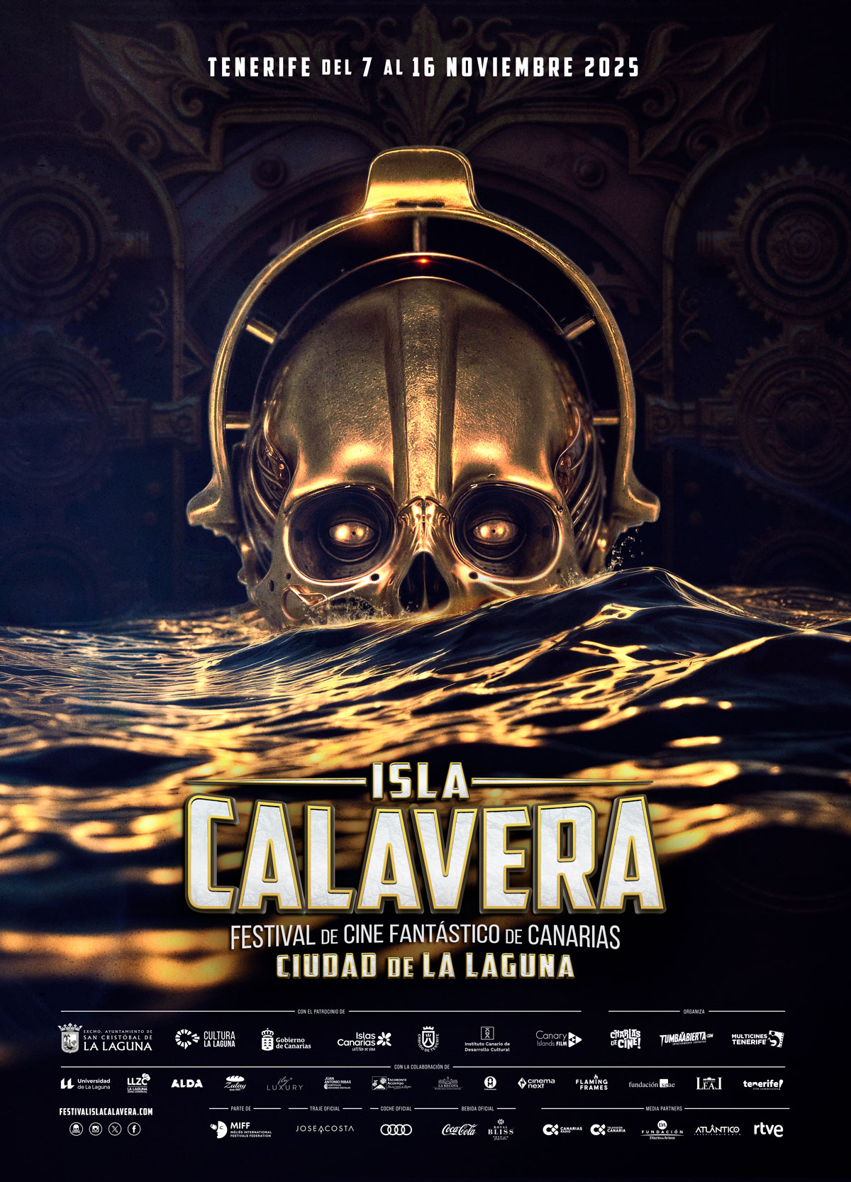 Poser ISLA CALAVERA 2025 Festival de Cine Fantástico de Canarias Ciudad de La Laguna