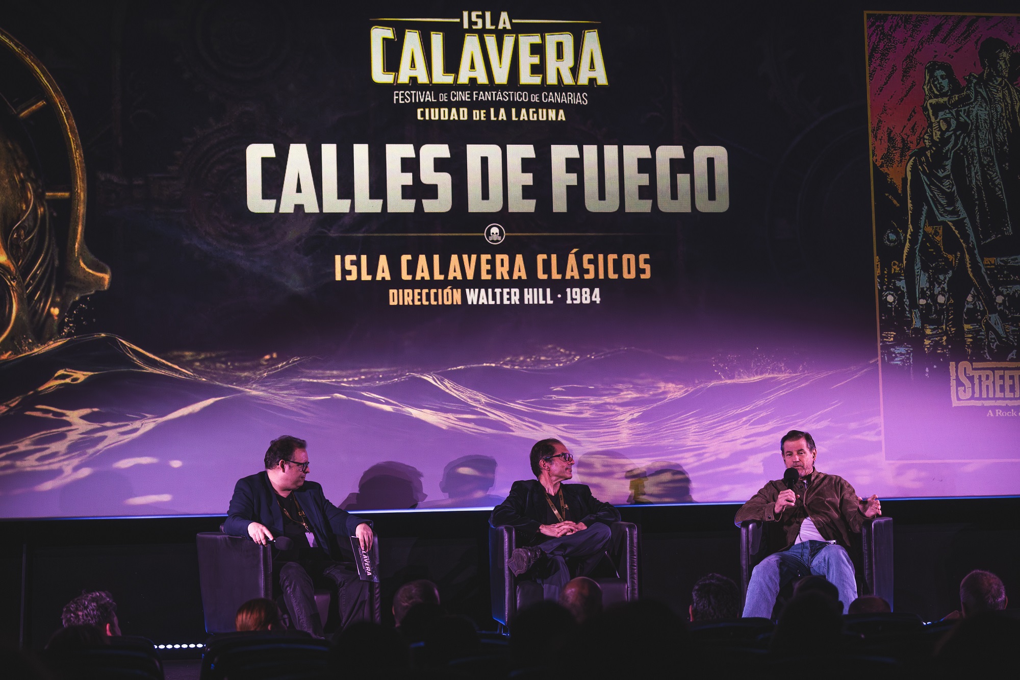 Charla con Michael Paré, tras la proyección de Calles de fuego.