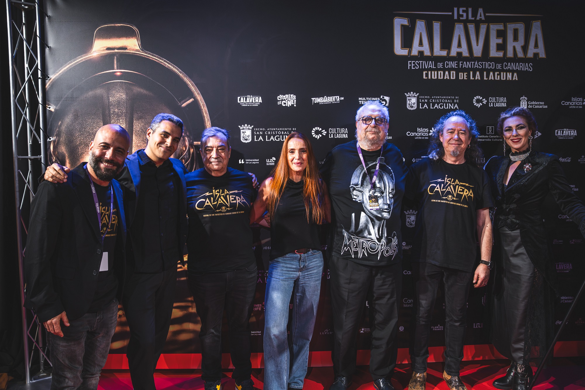 metropolis_photocall Protagonistas del evento Metrópolis en Isla Calavera 2025.