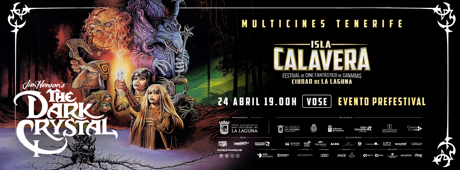 Evento prefestival Isla Calavera CRISTAL OSCURO