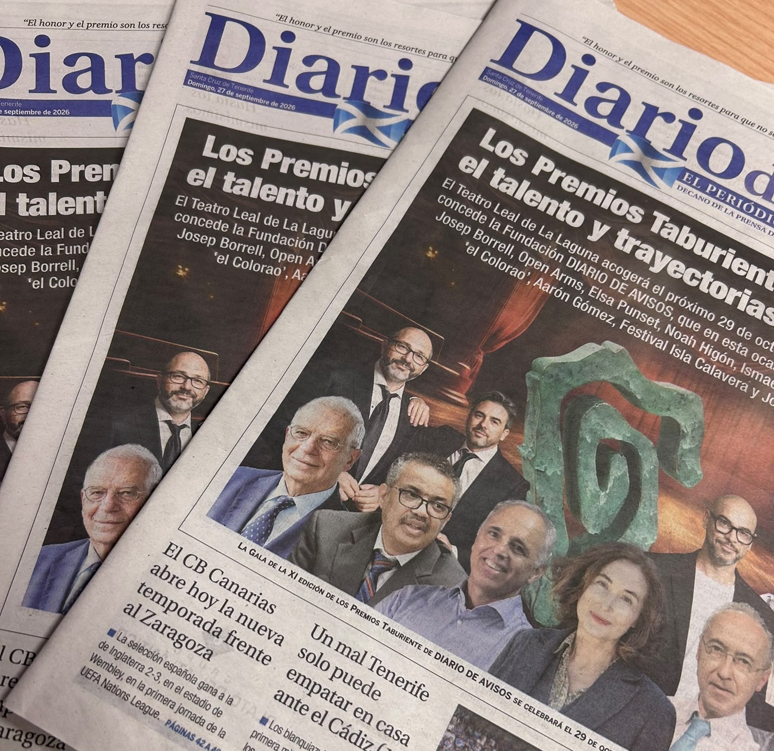 premiostaburiente Premios Taburiente de la Fundación Diario de Avisos.